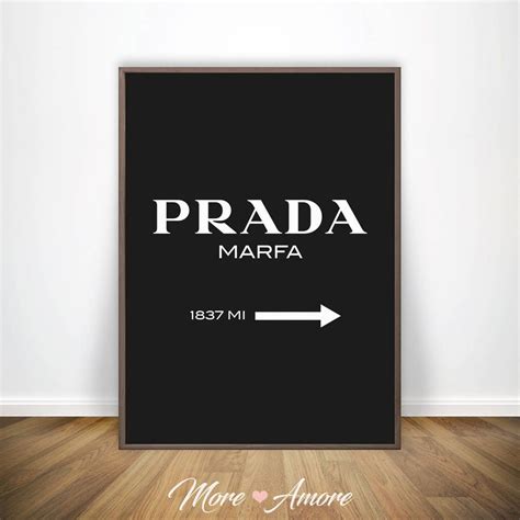 prada marfa poster to buy|Prada wall art prints.